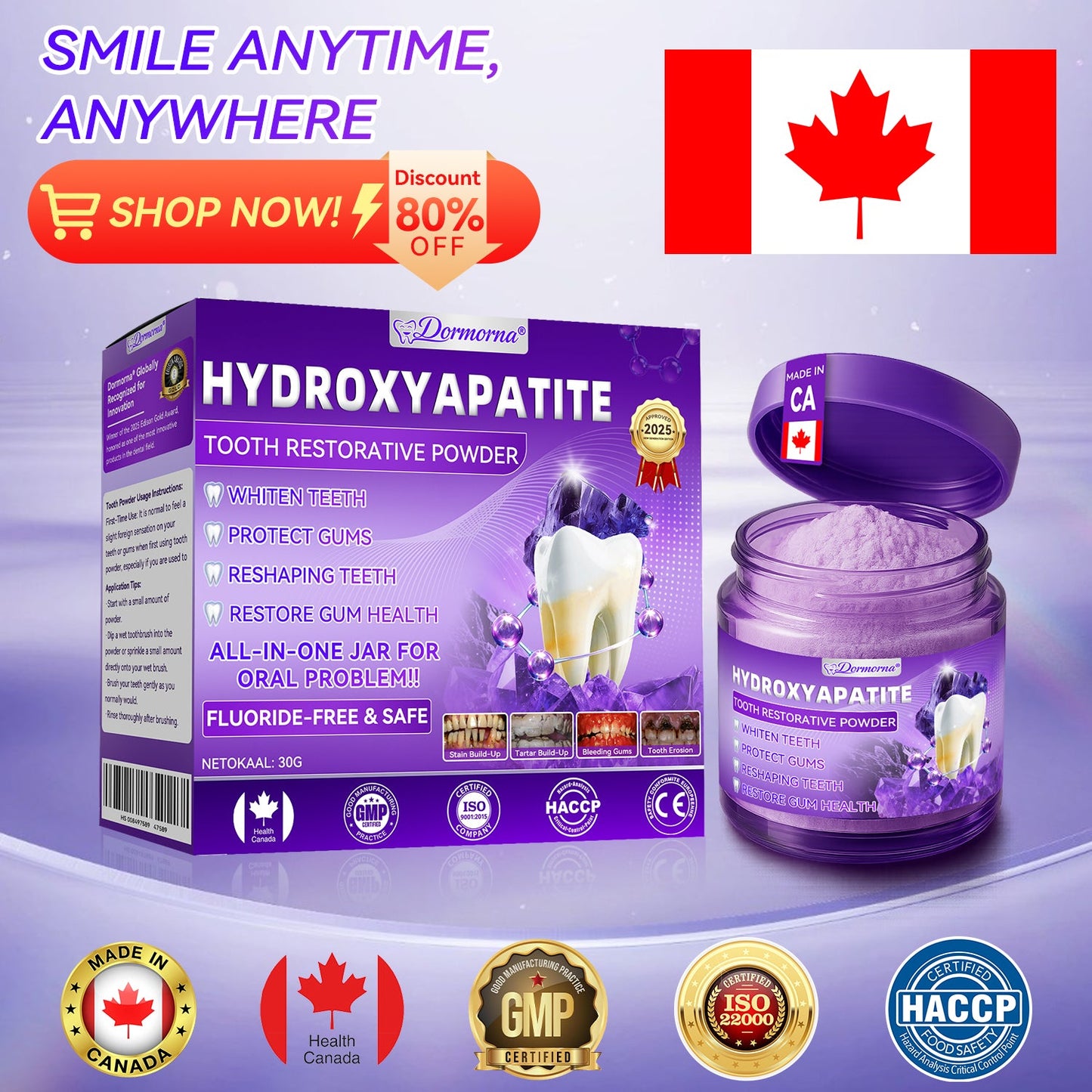 𝑂𝑓𝑓𝑖𝑐𝑖𝑎𝑙 𝑆𝑡𝑜𝑟𝑒🌌|𝐷𝑜𝑟𝑚𝑜𝑟𝑛𝑎® 𝐻𝑦𝑑𝑟𝑜𝑥𝑦𝑎𝑝𝑎𝑡𝑖𝑡𝑒 𝑇𝑜𝑜𝑡ℎ 𝑅𝑒𝑠𝑡𝑜𝑟𝑎𝑡𝑖𝑣𝑒 𝑃𝑜𝑤𝑑𝑒𝑟🦷（Last 30 minutes of the limited-time offer!）