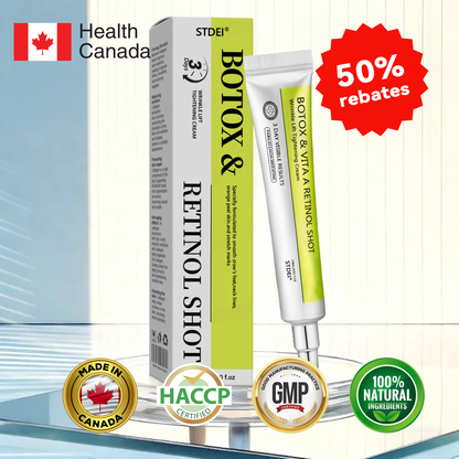 ✅Regain youthful skin nown 👩‍⚕️🎁 STDEI® BOTOX & VITA A RETINOL SHOT Wrinkle Lift Tightening Cream