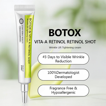 ✅Regain youthful skin nown 👩‍⚕️🎁 STDEI® BOTOX & VITA A RETINOL SHOT Wrinkle Lift Tightening Cream
