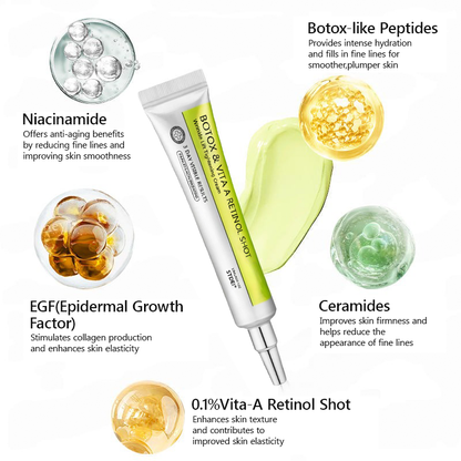 ✅Regain youthful skin nown 👩‍⚕️🎁 STDEI® BOTOX & VITA A RETINOL SHOT Wrinkle Lift Tightening Cream