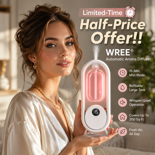 Official Store | 💖🎁 WREE® Automatic Aroma Diffuser ⏰ Limited-Time Half-Price Offer! 🔥