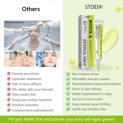 ✅Regain youthful skin nown 👩‍⚕️🎁 STDEI® BOTOX & VITA A RETINOL SHOT Wrinkle Lift Tightening Cream