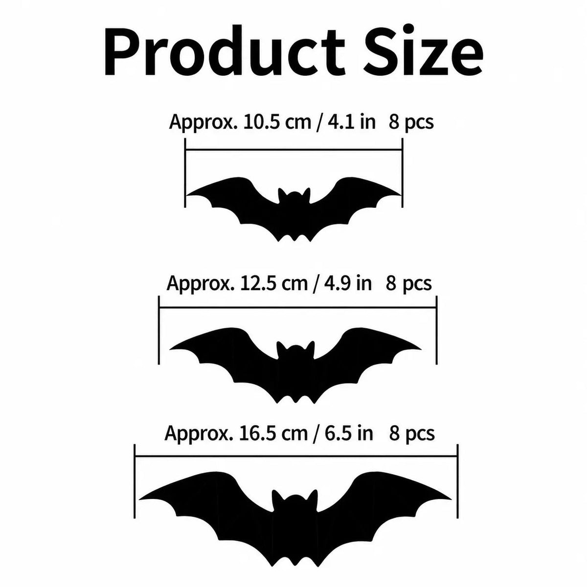 💖🎁 WREE® 3D LED Bat Light Halloween Wall Decoration – Glowing Ghost Party Decoration
