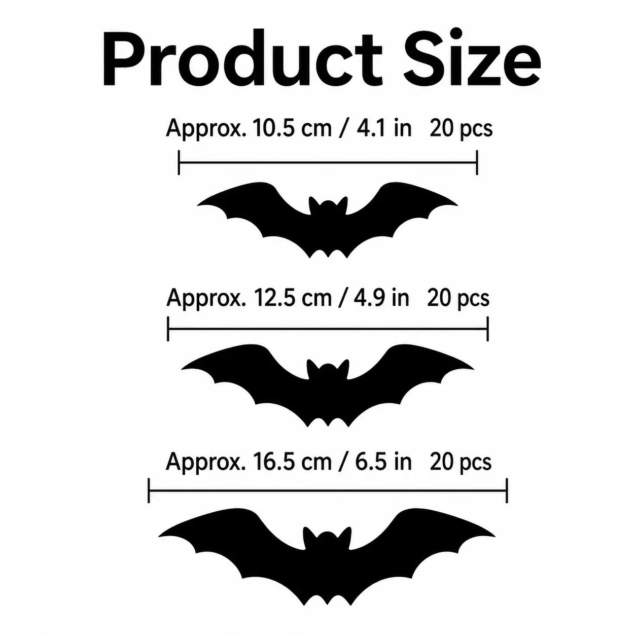 💖🎁 WREE® 3D LED Bat Light Halloween Wall Decoration – Glowing Ghost Party Decoration