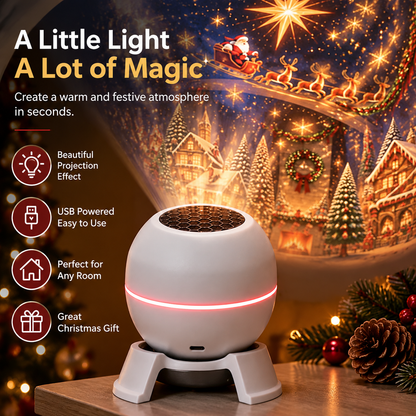 ⛄Official Store | ❄️❄️ SCNDR® Smart Holographic Projector (HD Smart Dynamic 5D)