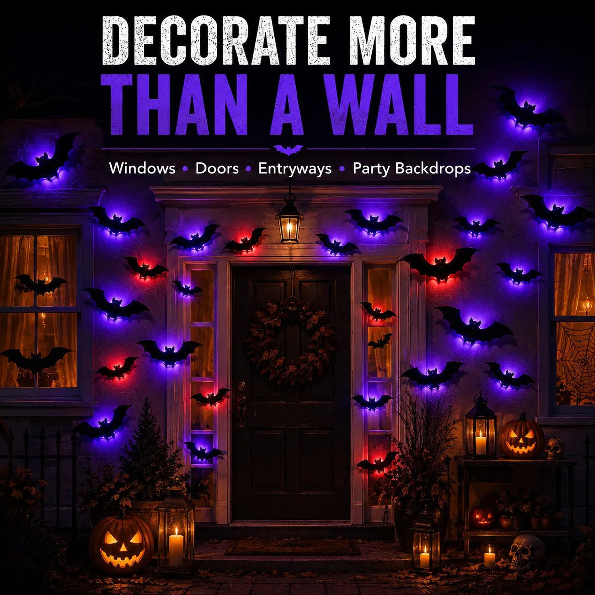 🦇🦇3D Bat Light LED Decorations
