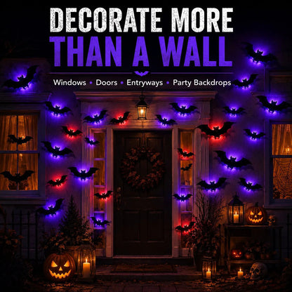 🦇🦇3D Bat Light LED Decorations