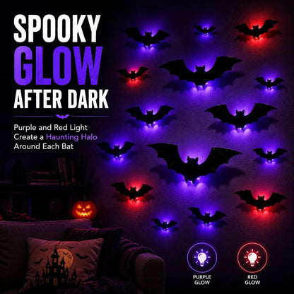 🦇🦇3D Bat Light LED Decorations