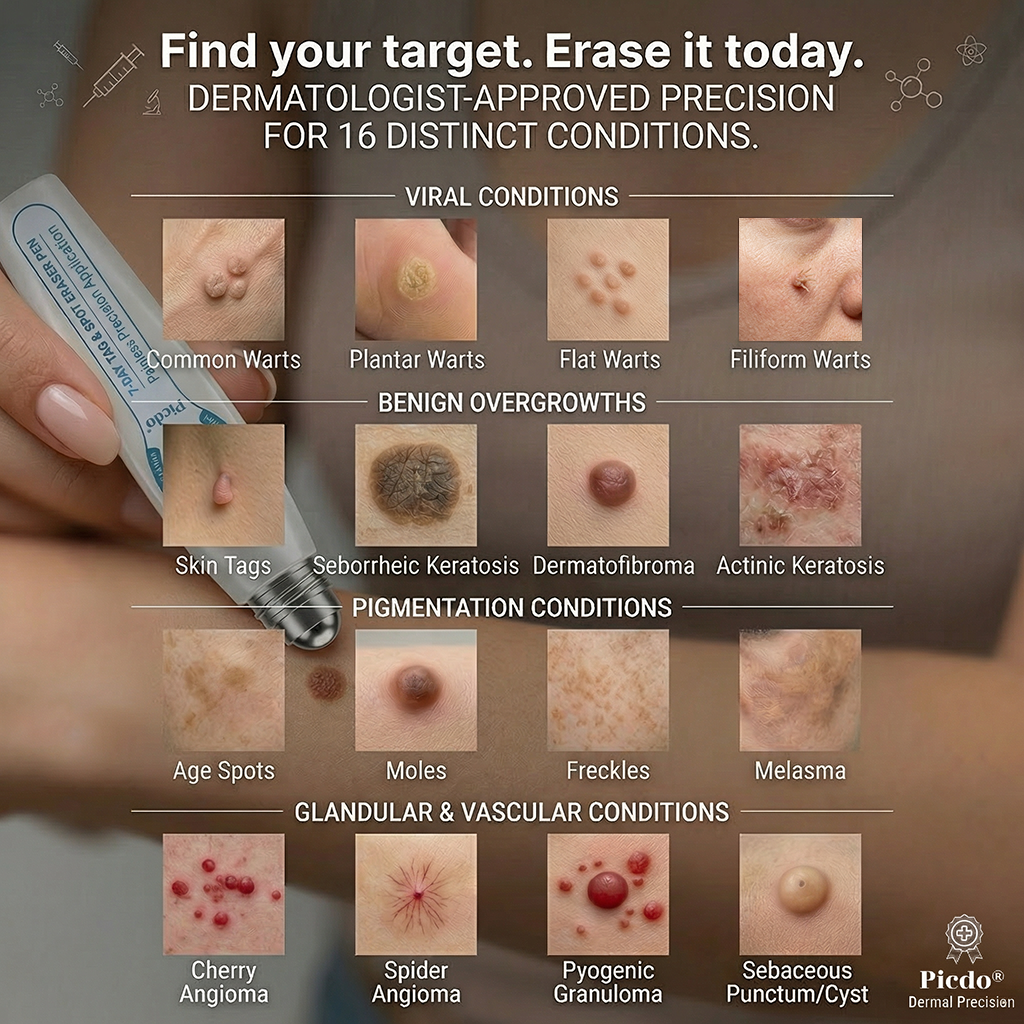 Official Store | 🎁 🎁𝐏i𝐜𝐝o® 7-Day Skin Tag & Spot Remover Serum