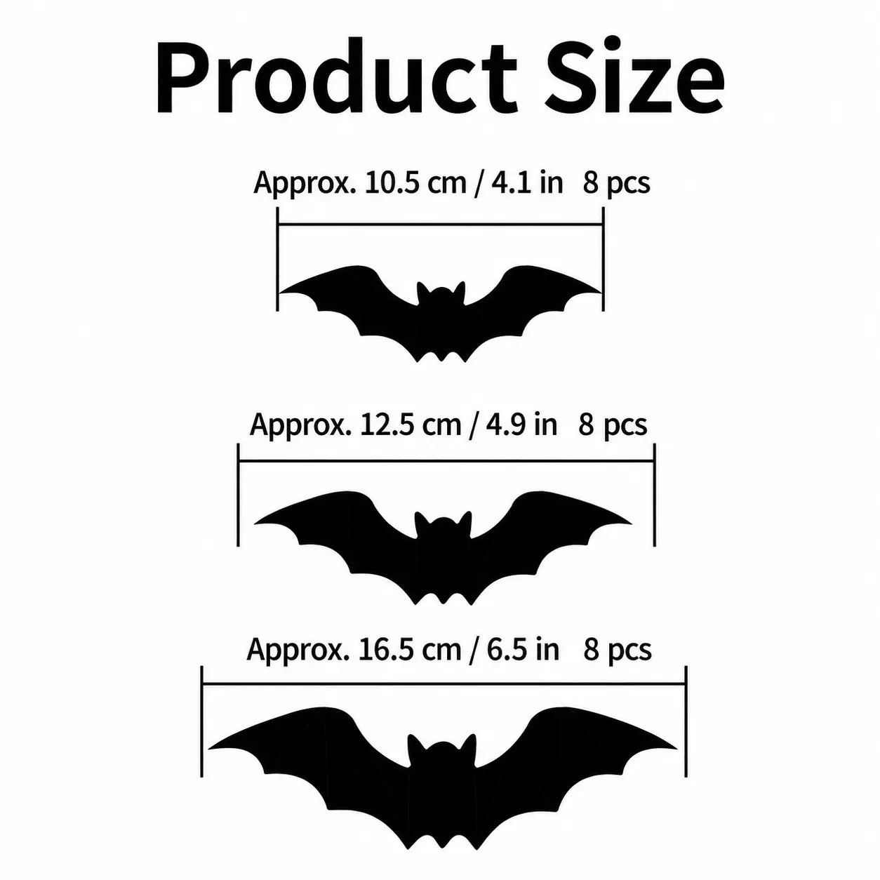💖🎁 WREE® 3D LED Bat Light Halloween Wall Decoration – Glowing Ghost Party Decoration