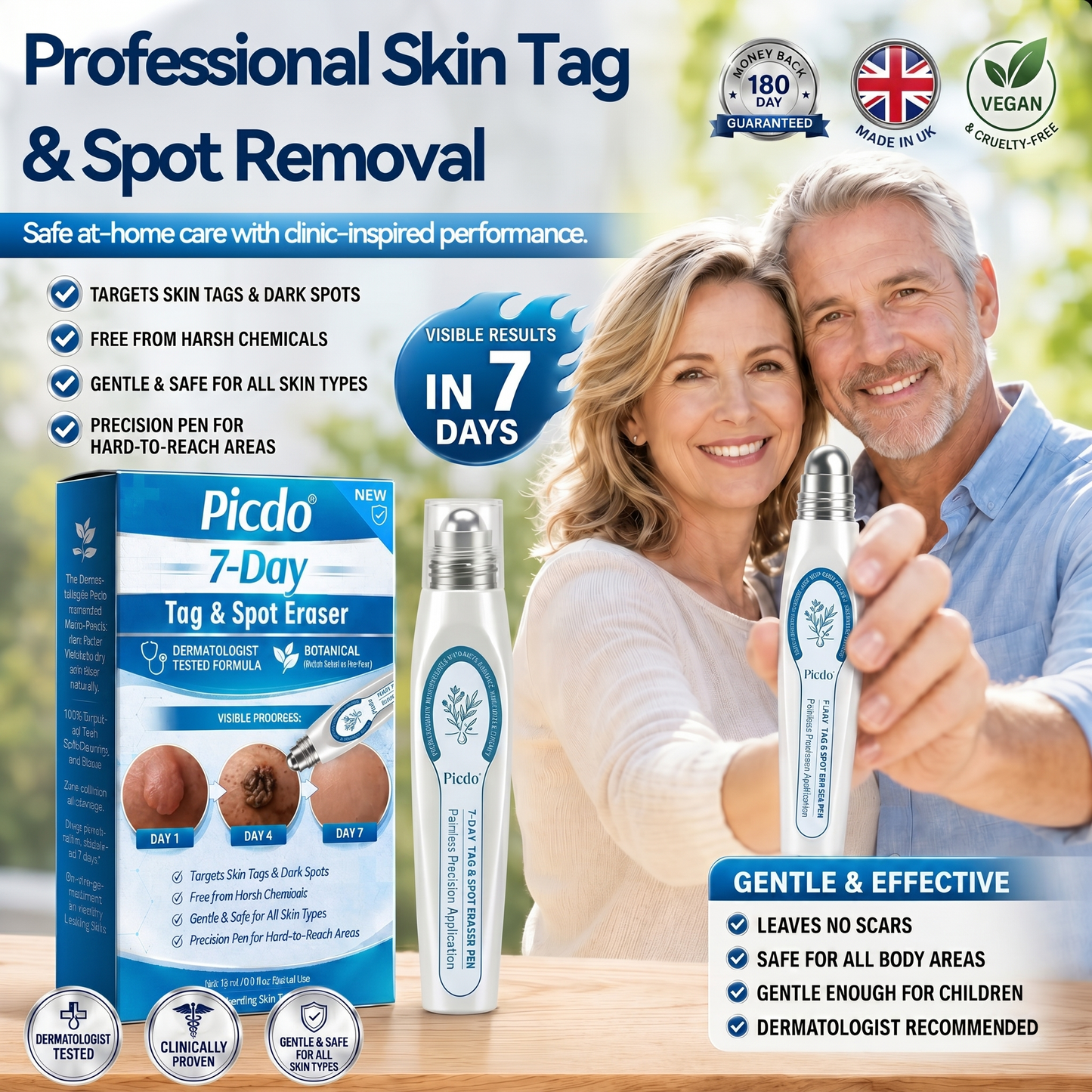 Official Store | 🎁 🎁𝐏i𝐜𝐝o® 7-Day Skin Tag & Spot Remover Serum